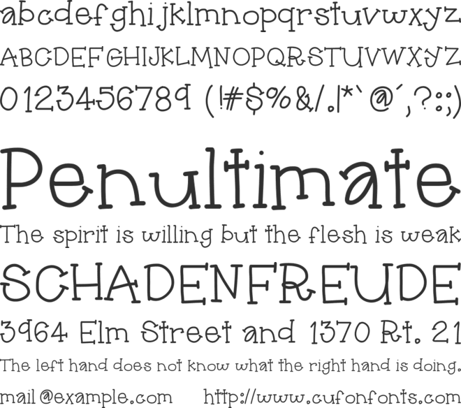 HelloPippi font preview