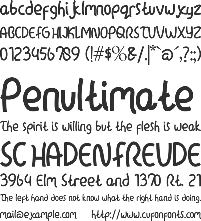 lazytime font preview