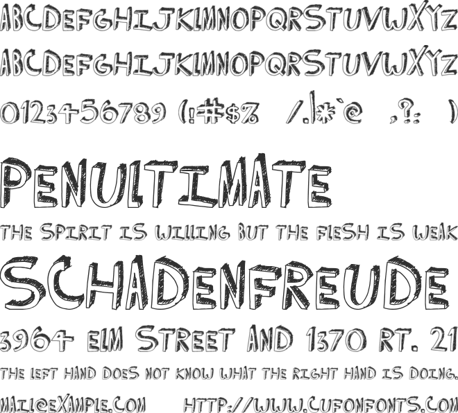 ComedyShow font preview