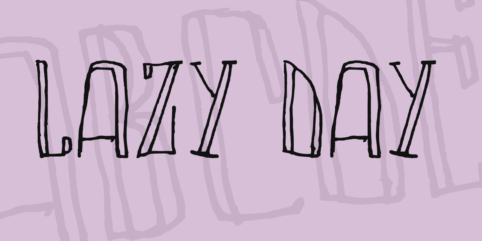 Дай шрифт. International Lazy Day. Lazy Fox Regular font download.