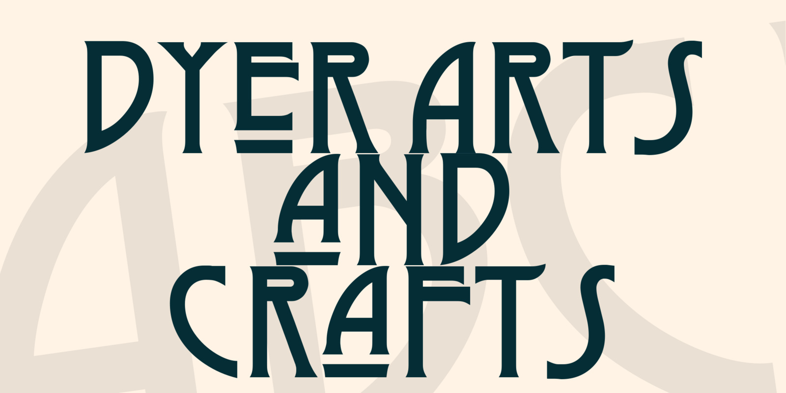 Dyer Arts And Crafts Font Download Free For Desktop And Webfont