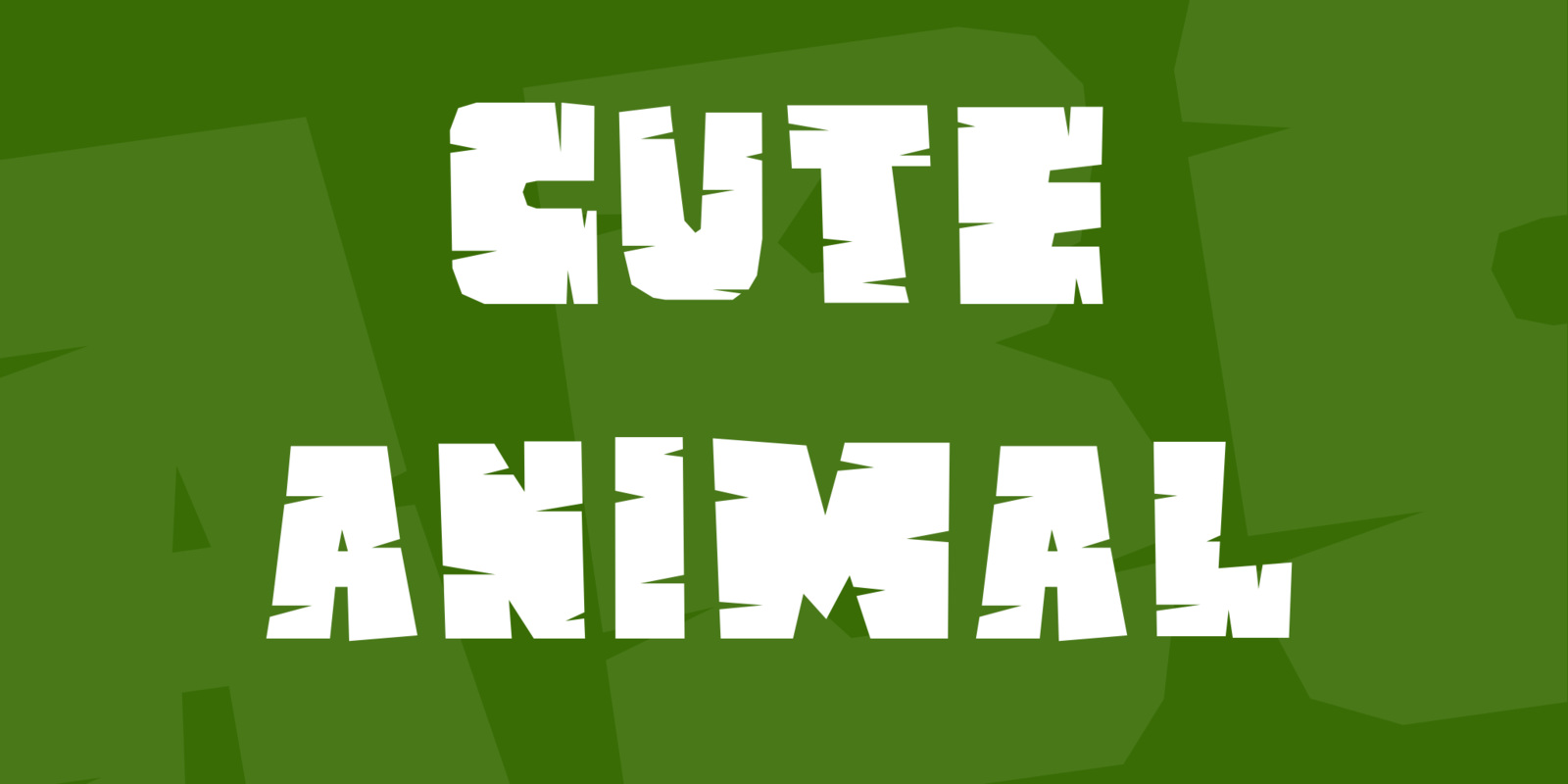 CUTE ANIMAL Font : Download Free for Desktop & Webfont