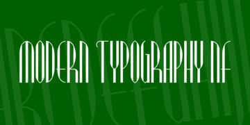 Modern Typography NF