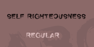 Self Righteousness