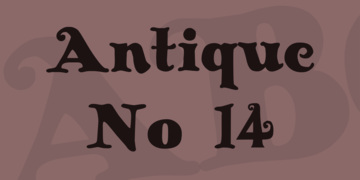 Antique No 14