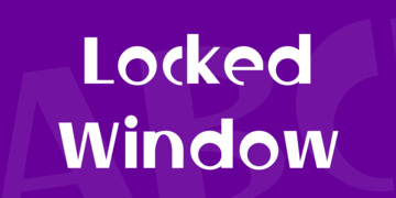 Locked Window