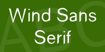 Wind Sans Serif