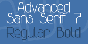 Advanced Sans Serif 7