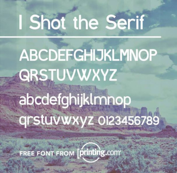 I shot the Serif