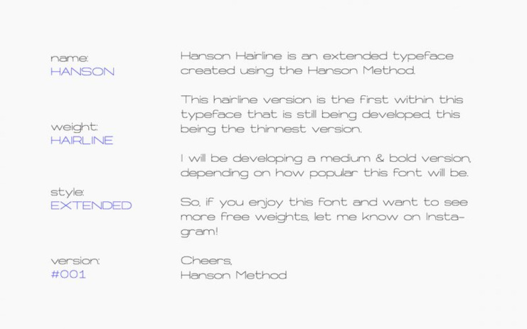 Hanson Font : Download Free For Desktop & Webfont