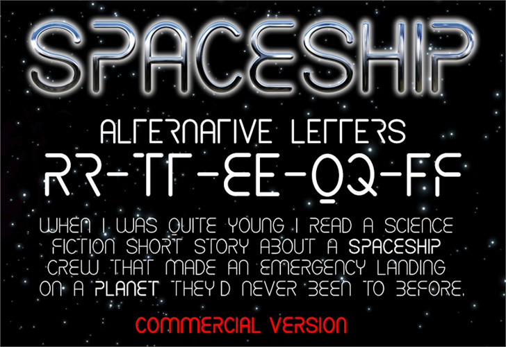 CF Spaceship Font : Download Free For Desktop & Webfont