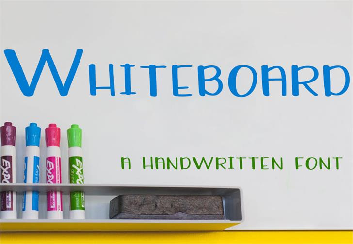 Whiteboard Marker Handwriting Font