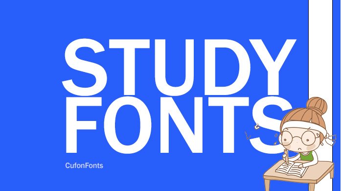 Study Fonts - 19 Free Fonts | Download Free Fonts for Desktop & Webfonts