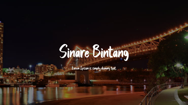 Sinare Bintang Font