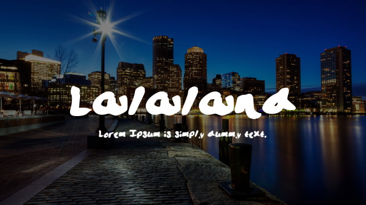 Lalaland Font