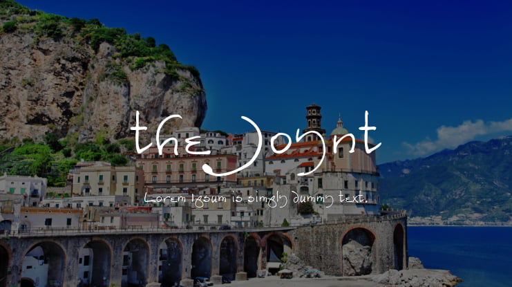 the Joynt Font