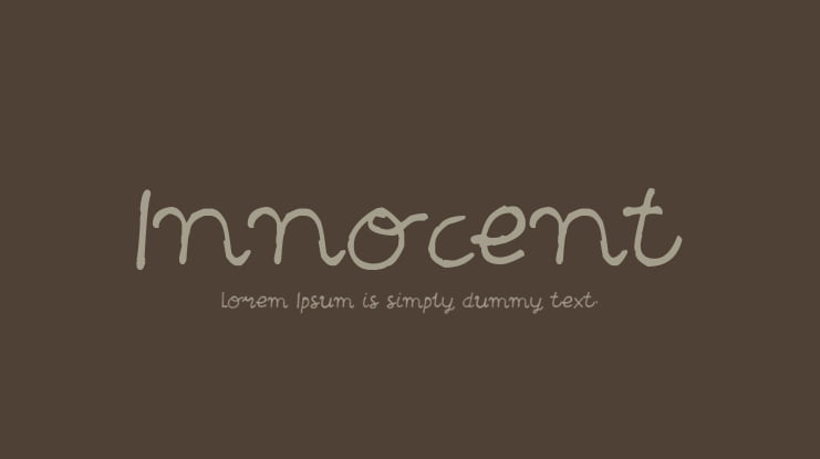 Innocent Font