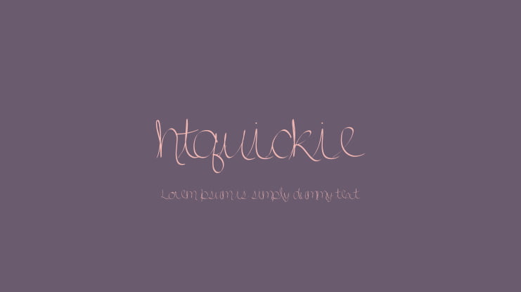 htquickie Font