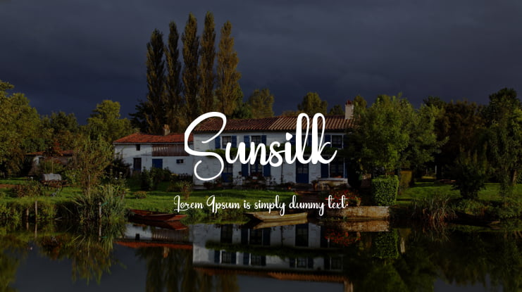 Sunsilk Font