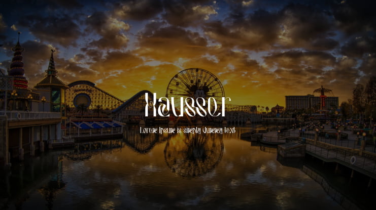 Hausser Font