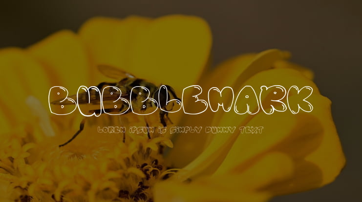 Bubblemark Font Family