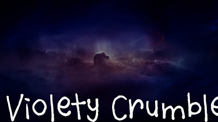 Violety Crumble Font