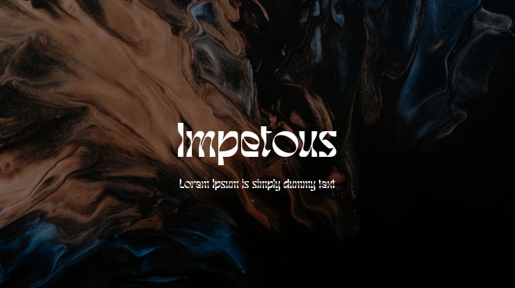 Impetous Font