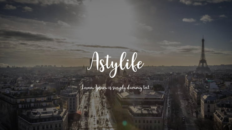 Astylife Font