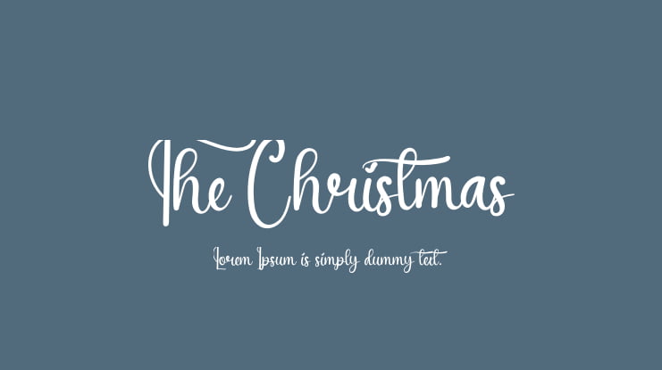 The Christmas Font