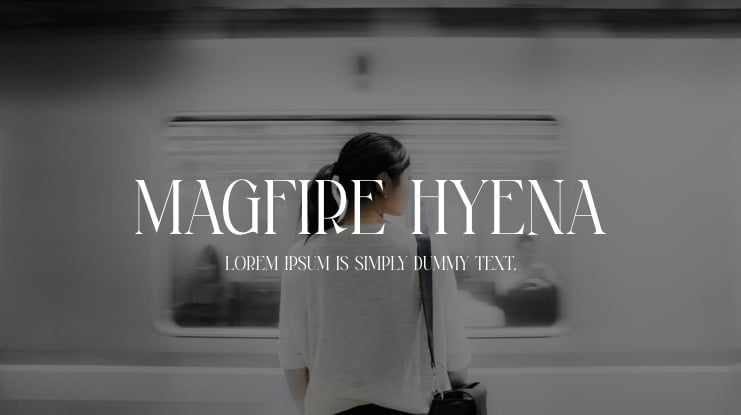 MAGFIRE HYENA Font