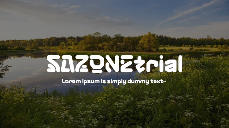 SAZONEtrial Font