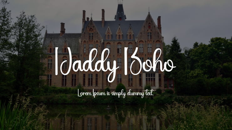 Daddy Boho Font