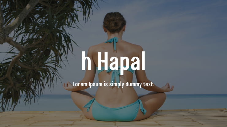 h Hapal Font