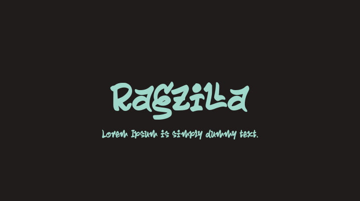 Ragzilla Font