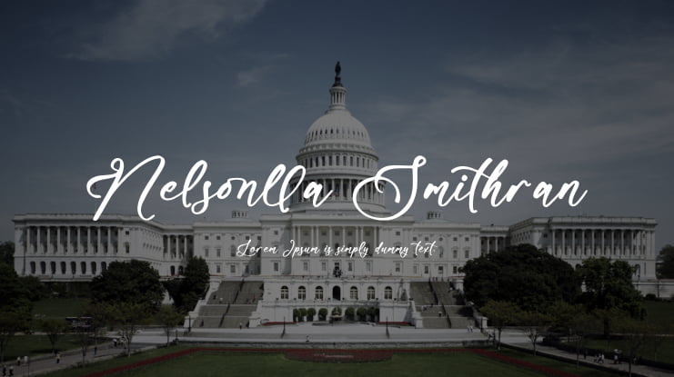 Nelsonlla Smithran Font