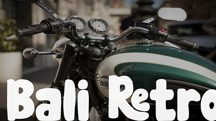 Bali Retro Font