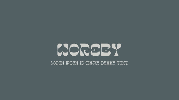 Woreby Font