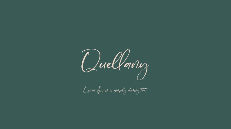 Quellany Font