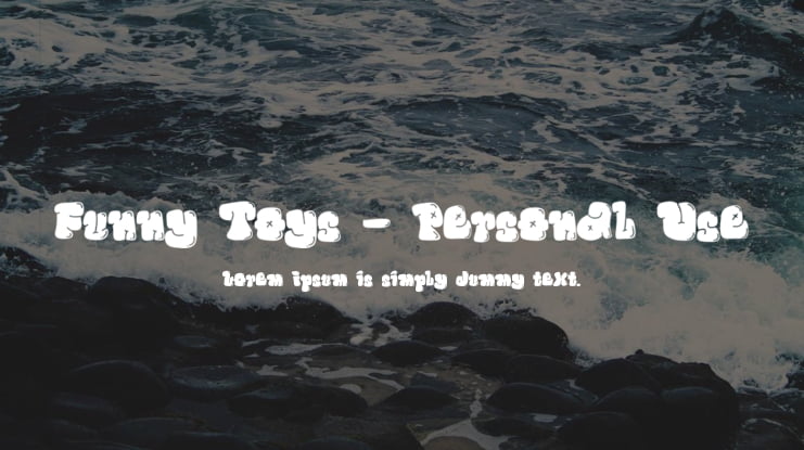 Funny Toys - Personal Use Font