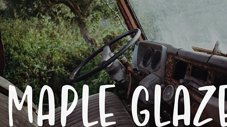 Maple Glaze Font