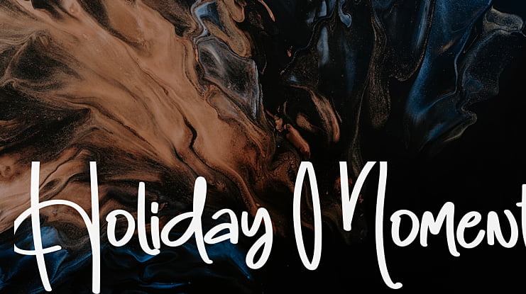 Holiday Moment Font