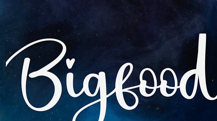 Bigfood Font