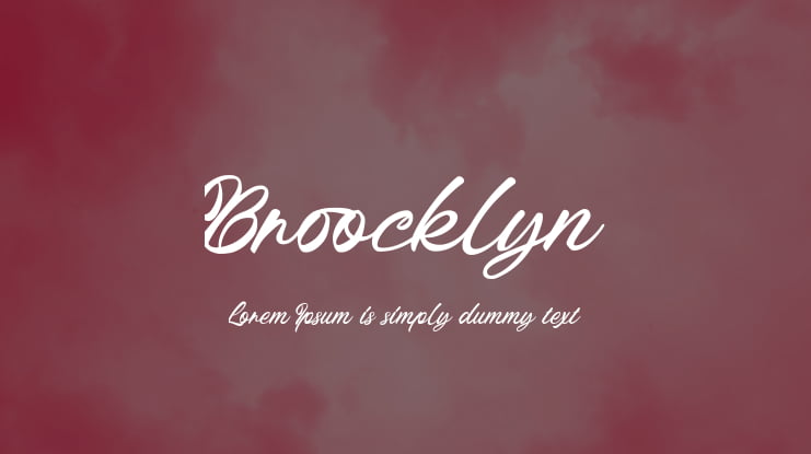 Broocklyn Font