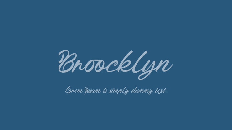 Broocklyn Font