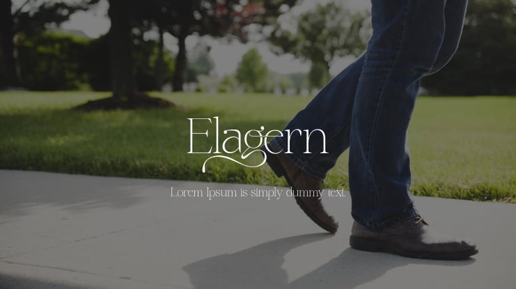 Elagern Font