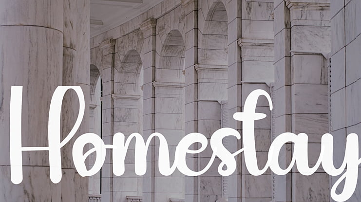 Homestay Font