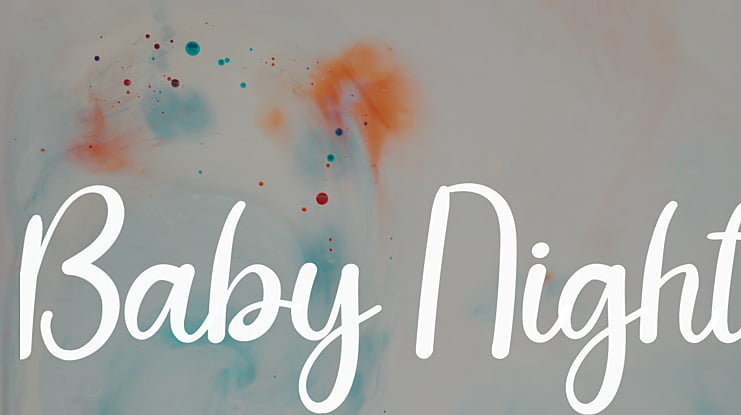 Baby Night Font