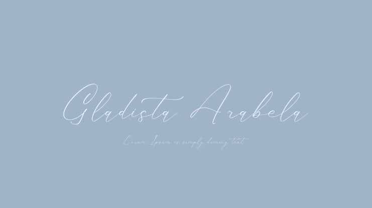 Gladista Arabela Font