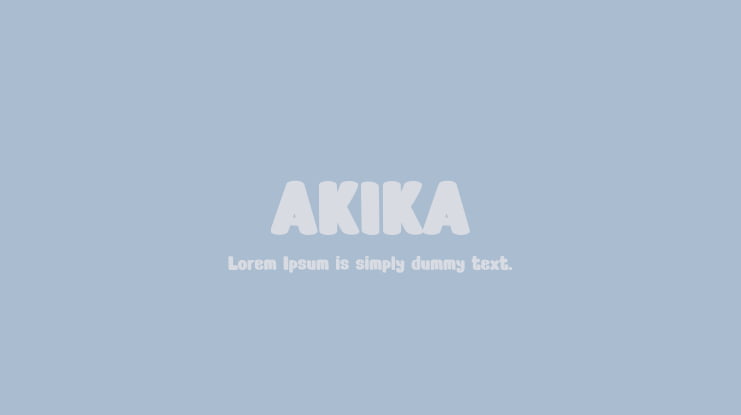 AKIKA Font