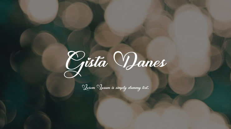 Gista Danes Font